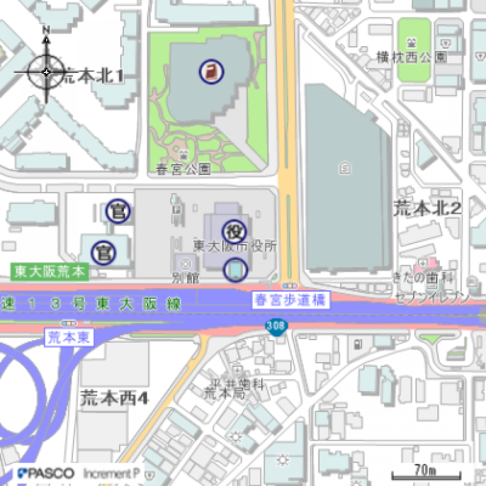 画像をクリックすると「ひがしおおさかeからまちマップ」に遷移します。